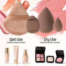 化妆刷套装，56/42件专业化妆工具套装，带洗刷袋，粉底化妆刷套装，眼部和面部化妆刷及工具，适合初学者和专业人士。 - 彩色 - 查看 3