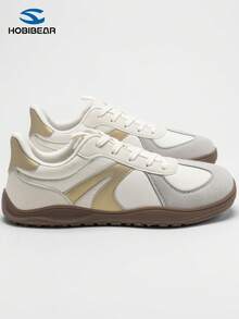 HOBIBEAR 1 Par de Tênis Esportivos Casuais, Sapatos Confortáveis para Caminhada, Estilo Nórdico para Adolescentes, Meninos, Meninas, Jovens, Ajuste Largo, Sola de Borracha Macia, Tênis de Treinamento Alemão, Adequado para Todas as Estações de Caminhada ao Ar Livre