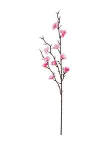 1/80 Stücke künstliche Seiden-Pflaumenblüten-Zweige ohne Stiel, echte Berührung für Heim-Tisch, Hochzeitsstrauß, Strand-Themen-Party-Dekoration ohne Vase, Künstliche Pflanzen, Heim, Esszimmer, Wohnzimmer, Außengarten-Dekoration, Muttertags-Geschenke, Geburtstags-Geschenke, Abschlussgeschenke, Hochzeitssaison - Pink - Übersicht 4