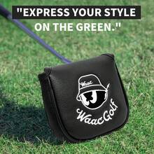 Golf Putter Head Covers With Magnetic Closure, Embroidery Pattern, Cone Shaped, Unisex Design, Clubs Protector - Multicolor - View 6