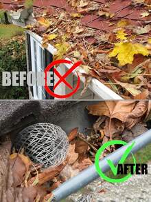 1/2pcs Heavy-Duty Downspout Protector Covers - Leaf Guard & Debris Blocker, Fit For Gutters, Foundation, Drainage Systems - Easy Installation, Clog Prevention, Residential/Commercial Use - Durable Construction, Gutter Protection, Mesh Design, Longlasting Durability, Gutter Guard, Property Maintenance - Multicolor - View 8