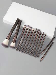 Bộ cọ trang điểm 10/13 món, cọ vát/tròn, cọ nền, cọ tạo khối, cọ tán màu, cọ kẻ lông mày, cọ phấn mắt, cọ che khuyết điểm, cọ trang điểm đa năng, thích hợp cho kem nền dạng lỏng, phấn phủ, kem che khuyết điểm, phấn má hồng, v.v. (Màu nâu), Bộ cọ trang điểm, Bộ cọ trang điểm, Bộ cọ trang điểm, Bộ cọ trang điểm hoàn chỉnh, Bộ cọ trang điểm, Bộ cọ trang điểm đầy đủ, Bộ cọ trang điểm, Bộ cọ trang điểm, Bộ quà tặng trang điểm - màu nâu - Xem 9