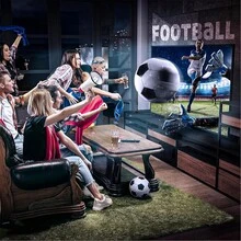 2026 Omnidirectional Indoor TV Antenna - 150 Mile Long Range Reception, Supports 4K 1080P HD UHF/VHF Reception, USB 5V Powered (No Battery Required), Free Local Channel Reception For All Smart TVs - Black - View 9