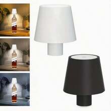 Paralume per bottiglia senza fili con luce, lampada a bottiglia LED dimmerabile, adatta per bottiglie, lampada a bottiglia a 3 temperature di colore ricaricabile, adatta per bar/casa/club/taverna, illuminazione per la casa, illuminazione per taverna, illuminazione di moda, lampada moderna, costruzione durevole, plastica e metallo, controllo touch, luminosità regolabile, decorazione per la casa, per feste - Multicolore - Visualizzare 5