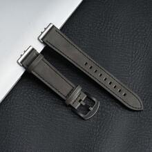 Correa de cuero de poliuretano compatible con Samsung Galaxy Watch Fit 3, banda circular de alta calidad y transpirable adecuada para la pulsera del Galaxy Watch Fit 3 - Galaxy Fit 3 - Ver 12