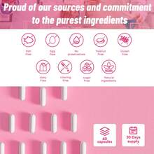 MEGNETA BBL,Women Energy Capsules For Butt And HIPS, Maca & Ashwagandha, Tongkat Ali For Natural Curves, Bum Support, Rounder, Plumper, Elasticity Butt, 60 Capsules - Một chai - Giai đoạn dùng thử - Xem 7