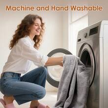 USB供电便携式电热毯 - 3档温度可调，节能ABS材质，可机洗可折叠，适用于家庭、办公室、宿舍 - 小巧轻便设计，过热保护，圣诞礼物，暖手宝，男士礼物，圣诞袜填充物，可充电暖手宝