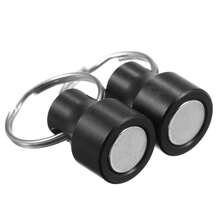 Clipe magnético para rede de pesca (1 ou 3 unidades) - Suporte para liberação de rede de pesca - Clipe magnético para rede de desembarque - Preto - Ver 3