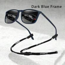 WSZ Retro Classic Colorful Striped Square Unisex , Suitable For Men And Women, Luxury Brand Designer Model, Tropical Beach Resort Summer Pastel Color Rectangular Glasses, Shiny Material, Elegant Aesthetics, Vacation Outfit, Men's Classic , Suitable For Driving, Fishing, Travel, Shopping, Running, Hiking, Camping And Other Leisure Occasions, Vintage Travel Fashion Glasses - GL-f426-3 - View 11