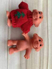 1pc Cute Cartoon Character Silicone Lighter Case, 1 Set - Mini Doll Shaped Lighter Cover With Safety Lock, Perfect Gift For Birthday And Easter