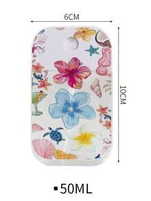 1pc New Fashion High-End Lily, Jellyfish, Starfish Nano Perfume Refillable Spray Bottle, Stylish & Versatile