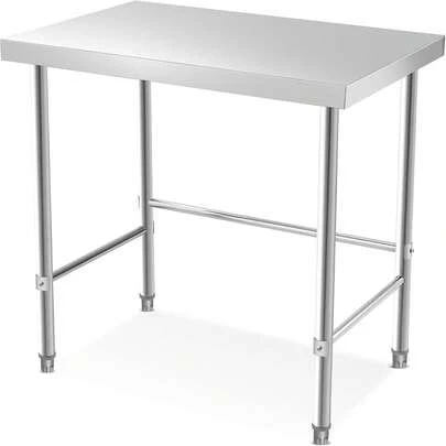 CuteHairy Stainless Steel Prep Table 36x24x35in Kitchen Work Table
