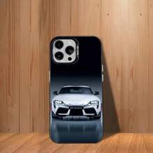 Car T-Toyo-ta-ES GR Supra Phone Case compatible with  17,16,15,14,13,12,11,Mini,Pro,SE,MAX White Matte Shockproof Cover Cover compatible with  17 pro hülle,  17 pro max hülle,  17 hülle,  16 pro hülle - z5 - Übersicht 7