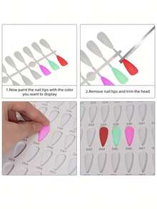 160片大理石展示板,240张色卡,相框展示板,大理石展示卡架,防尘凝胶指甲油色卡板,人造指甲贴纸目录,指甲油收纳目录,人造指甲款式目录,色卡展示架,凝胶指甲油展示板,样品展示册。 - 彩色 - 查看 6