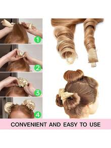 Heatless Hair Curlers,With Satin Finish Curler Hat,Lazy Sleep Curler,Curling Artifact,Women's Overnight Curling Rollers, For All Hair Types (Straight/Wavy/Curly/Coily),Ideal For Overnight Curling & Morning Styles,Gifts For Mothers, Girlfriends, Best Friends, Brides, Bridesmaids,Birthday Gifts, Christmas Gifts, Wedding Gifts ,Hair Styling Kit ,Hair Tool Kit - Multicolor - View 5