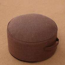 1pc Removable & Washable Linen Seat Cushion, Thickened Tatami Floor Cushion, Sofa Cushion, Tea Table Cushion, Balcony Cushion - Multicolor - View 7