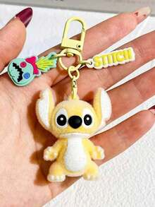 可爱的史迪奇钥匙扣，以动漫角色史迪奇为主题的挂件钥匙扣。五种不同款式可供选择。非常适合作为女士车钥匙、包包挂件和配饰。生日和圣诞节的完美礼物之选。