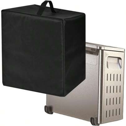 ZZXC Heavy Duty Fabric Water-Resistant Nylon Toaster Oven Dust Cover For  SP151 Flip Toaster OvenandAir Fryer Black