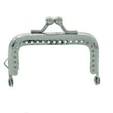 Monedero con marco de metal de 6.5cm, accesorios de ferretería, cordón - Multicolor - Ver 9