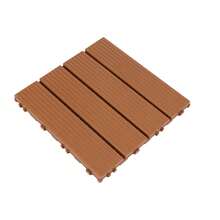 Waterproof Interlocking PVC Deck Tiles, 11Pcs Non-Slip Patio Flooring Tiles, Weather Resistant For Garden Balcony Terrace - Multicolor - View 15