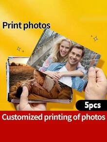 [Custom Service] 10 Customized Photo Prints, Custom Pinhole Camera Photo Prints, 5-10 Inch Photo Album Paper, High-Definition Printing, Suitable For Christmas, Thanksgiving, Father's Day, Pet Memorials, And Anniversary Gifts - Multicolor - View 16