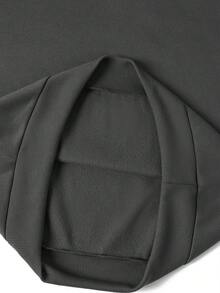 Camvyn Nuevo sudadera con cuello de sherpa de retazos para hombre, de moda casual, para otoño/invierno - Gris Oscuro - Ver 6