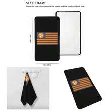 Tri - - Toallas de mano de secado rpido, toallas de microfibra de terciopelo coral, altamente absorbentes, uso como hotel, bao, ducha, toalla de mano, 16x 28 pulgadas negro - Toallas de mano negras - 16x28 pulgadas - Ver 1