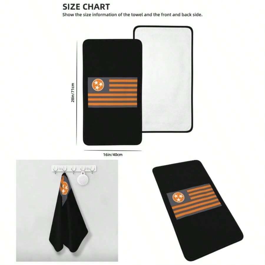 Tri - - Toallas de mano de secado rpido, toallas de microfibra de terciopelo coral, altamente absorbentes, uso como hotel, bao, ducha, toalla de mano, 16x 28 pulgadas negro - Toallas de mano negras - 16x28 pulgadas - Ver 1