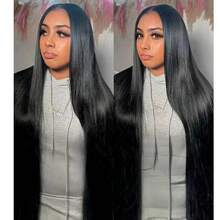 32英寸双层直发越南发髻，真人发编织发髻，原创发髻，女士款