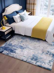 1pc Fashionable Gradient Color Indoor Decorative Rug, Faux Wool Plush Material Indoor Carpet, Living Room Rug, Sofa Rug, Bedroom Rug, Bedside Anti-Slip Mat, Dining Room & Kitchen Rug, Office Chair Pad, Entryway Doormat, Outdoor Picnic Mat, Outdoor Camping Blanket - Multicolor-11 - View 14