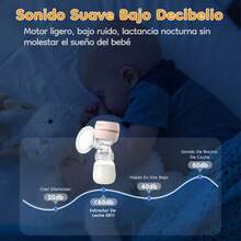 Extractor de leche eléctrico portátil con función de masaje/carga, cómodo y respetuoso con la piel, adecuado para la lactancia materna en interiores y exteriores, protección de la privacidad y lactancia materna. - Multicolor - Ver 8