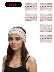 SRH Anpassbares Foto Damen Mode Haarband, in mehreren Mengen erhältlich (1/4/6 Stücke), Größe 31,5x51,5 cm (1/4/6 Stücke, einseitig), aus Polyesterfaser gefertigt. Sie können personalisierte Fotos hochladen. Geeignet für den täglichen Gebrauch, Partys, Sport, Laufen und Reisen. Ein Haarzubehör und Stylingtool. - Verschiedenfarbig - Übersicht 12