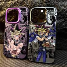 Funda de Teléfono Plateada Mate, Apple, Comic de Duel Monsters, 17, 16, 15, 14, 13, 12, 11, Plus Pro Max - YA3603JMH - Ver 5