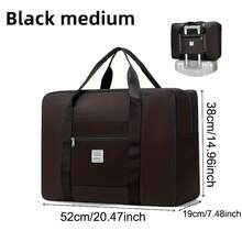 Túi du lịch đa năng 15" x 18", hành lý dung tích lớn có bánh xe, túi xách tay cho học sinh, túi thể thao ngoài trời, túi đeo vai tập yoga, túi đựng đồ, thích hợp cho du lịch, tập thể dục ngoài trời, các hoạt động ngoài trời. - Nhiều màu - Xem 10