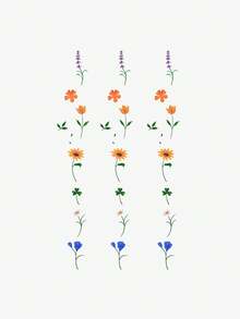 1pc Waterproof Sweatproof Temporary Tattoo Sticker, Minimalist Designs Of Stars, Moon, Dinosaur, Suitable For Cute & Sweet Style, Daily Use - Multicolor - View 5