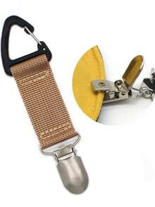 Stylish, Simple, And Convenient New Outdoor Travel Straw Hat Clip, A Portable Hat Companion, Bag Clip, And Multi-Purpose Outdoor Storage Clip. This Travel Hat Clip Attaches To Bags, Handbags, Backpacks, And Luggage. It's Perfect For Outdoor Travel, Beach Hats, And Accessories. It's Also A Practical School Accessory And Back-To-School Supplies. - Multicolor - View 7