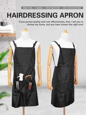 1pc Hairdressing Apron, Waist Apron, Small Work Uniform, Hairstylist Work Apron