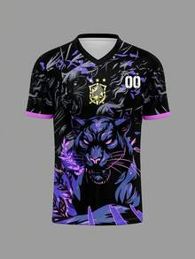 Áo thi đấu Brazil 2026 tùy chỉnh, áo bóng đá nam cổ chữ V đơn, có thể tùy chỉnh mặt trước và mặt sau với tên, số, logo, tên đội, phù hợp cho thể thao học đường, đồng phục đội, thường ngày, dự tiệc, thoải mái, thời trang, tối giản, cá nhân hóa cho giải trí, tập luyện, mùa xuân/hè/thu, trang phục tập gym. - Nhiều màu - Xem 8