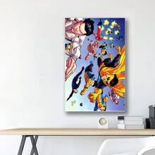 Framed Anime Invincible Superhero Canvas Wall Art Vibrant Action-Packed Scene Poster, High-Quality Canvas Print For Bedroom, Garage, Hallway Decor - Perfect Gift For Comic Fans & Enthusiasts, Dynamic Illustration, Vivid Color Artwork For Bedroom, Bathroom, Kitchen, Office, Cafe Wall Decor, Room Decor. - Đóng khung - Xem 5