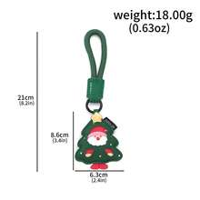 1 pièce Porte-clés de Noël 2025 Charm de sac Père Noël et renne, cadeau de Noël pour homme