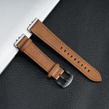 Correa de cuero de poliuretano compatible con Samsung Galaxy Watch Fit 3, banda circular de alta calidad y transpirable adecuada para la pulsera del Galaxy Watch Fit 3 - Galaxy Fit 3 - Ver 13