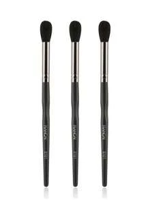 6件套化妆刷套装 - 眼影刷、遮瑕刷、唇刷、持久防晕染、眉刷、眼影刷、化妆刷、赠品 - 黑色 - 查看 16