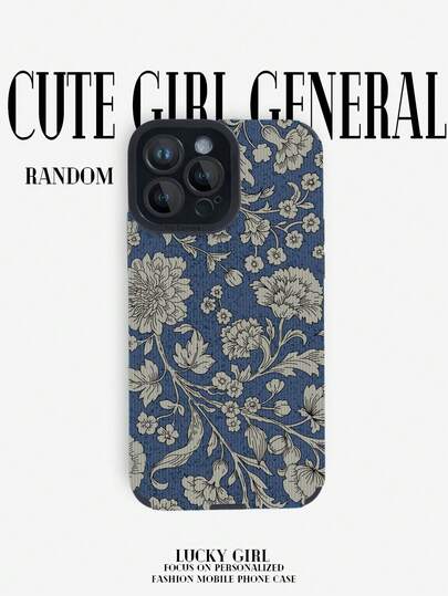 1个TPU皮革花卉彩绘手机壳，兼容苹果11、12、13、14、12 Pro Max、13 Pro Max、14 Pro Max、15、15 Pro、15 Plus、15 Pro Max、16、16 Pro、16 Plus、16 Pro Max、17、17 Pro、17 Pro Max，三星Galaxy S20 FE、A71、U22、A52、A53、A32、A04、A13、A24、A33、A34、A54