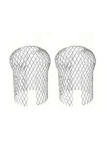 1/2pcs Heavy-Duty Downspout Protector Covers - Leaf Guard & Debris Blocker, Fit For Gutters, Foundation, Drainage Systems - Easy Installation, Clog Prevention, Residential/Commercial Use - Durable Construction, Gutter Protection, Mesh Design, Longlasting Durability, Gutter Guard, Property Maintenance - Multicolor - View 10