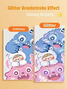 24/48/72/96 Colour Double-Tip Glitter Markers, Glitter Curry Pens, Watercolor Drawing Pens, And Fluorescent Glitter Chalk Sets. Christmas Gift, School Supplies, Office Supplies, Bible Study Supplies, Scrapbook Supplies, Highlighters For School, Back To School, Cute Pens, Art Supplies - Multicolor - View 2