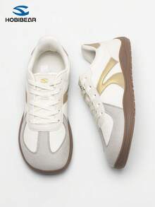 HOBIBEAR 1 Par de Tênis Esportivos Casuais, Sapatos Confortáveis para Caminhada, Estilo Nórdico para Adolescentes, Meninos, Meninas, Jovens, Ajuste Largo, Sola de Borracha Macia, Tênis de Treinamento Alemão, Adequado para Todas as Estações de Caminhada ao Ar Livre