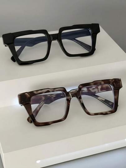 quadrados retrô chiques e transparentes Y2K para mulheres - perfeitos para o escritório, fim de semana, encontros ou passeios - um acessório estiloso para o dia a dia e leitura