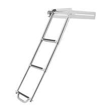 SENDERPICK Foldable Boat Ladder Stainless Steel Ladder Steps Boat Ladder - Silver - View 9