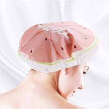 Cute Cartoon Pattern Waterproof Shower Cap with Elastic Cord Reusable Taking Shower 1 pcs u2026 - inicial - Ver 2