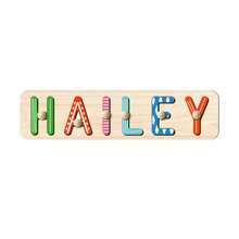 Personalized Name Puzzle, Baby Name Puzzle, Baby Boy Or Girl Early Education Toy, 3D Letter Puzzle Toy, Wooden Letter Puzzle, Baby 1st Birthday Gift, Wooden Puzzle, Personalized Gift, Birthday Gift, Customized Wooden Puzzle Toy, Anniversary Gift, Building Block Gift Set - Striped With Studs and Base Plate - View 12